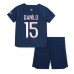 Paris Saint-Germain Danilo Pereira #15 Barnkläder Hemma matchtröja till baby 2023-24 Kortärmad (+ Korta byxor) Billigt